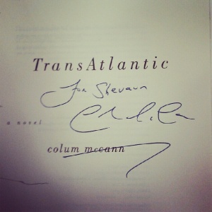 Photo of signed book